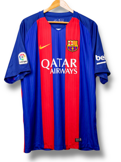 Barcelona 2016/2017 Thuis Shirt Messi #10 (XXL)