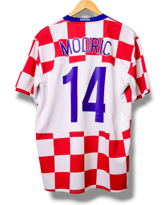 Kroatie 2008 Thuis Shirt Modric #14 (L)