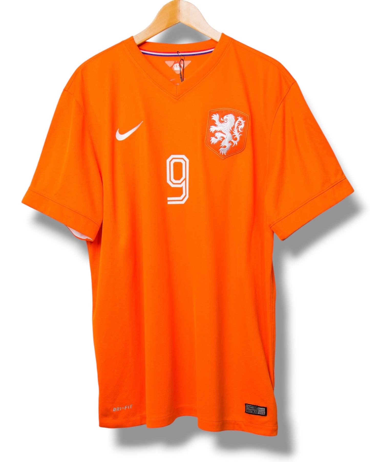 Nederland 2014 Thuis Shirt Van persie #9 (XL)