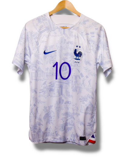 Frankrijk 2022 Uit Shirt Mbappe #10 (S)