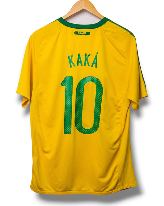Brazilie 2010 Thuis Shirt Kaka #10 (M)