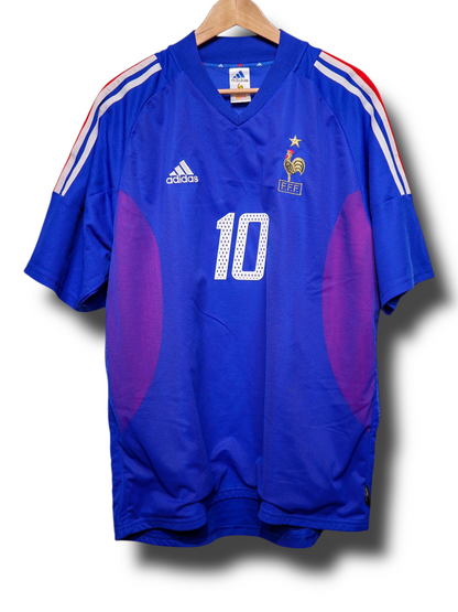 Frankrijk 2002 Thuis Shirt (XL) Zidane