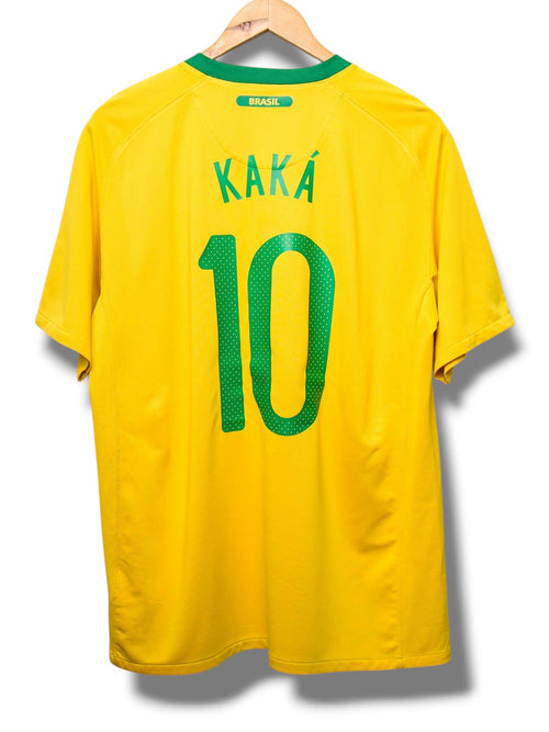 Brazilië 2010 Thuis Shirt Kaká #10 (L)