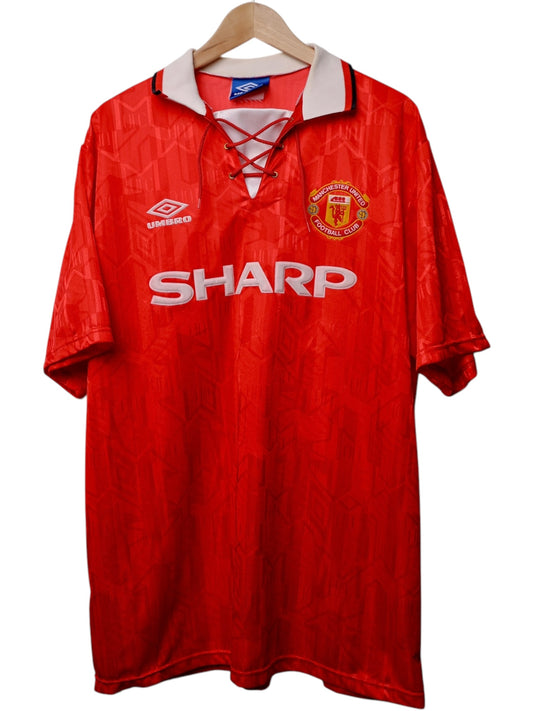 Manchester United 1992 Thuis Shirt (XL)