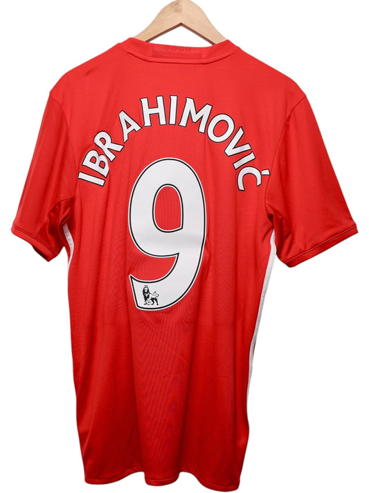 Manchester United 2016/2017 Thuis Shirt (M) Ibrahimović
