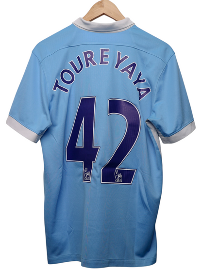 Manchester City 2015/2016 Thuis Shirt (M) Yaya Touré