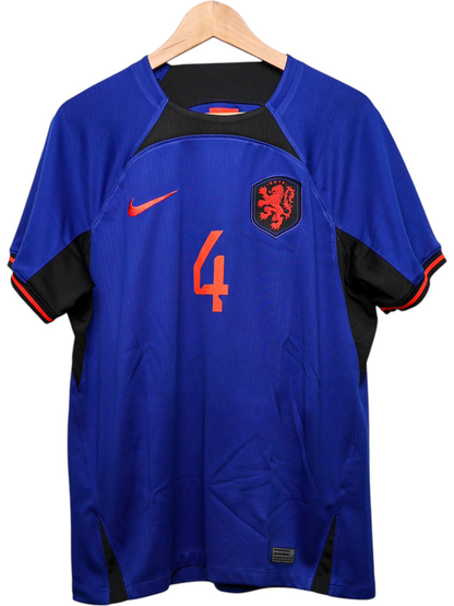 Nederland 2022 Uit Shirt (M) Virgil van Dijk