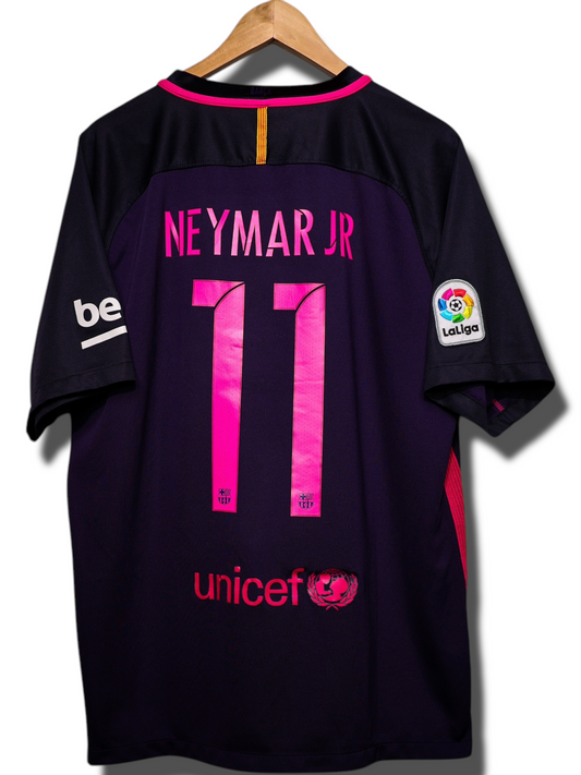 Barcelona Away Shirt 2016/2017 (XL) Neymar JR
