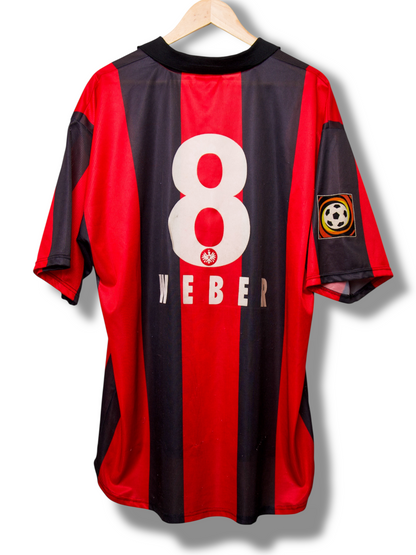 Eintracht Frankfurt 1999/2000 Thuis Shirt Weber #8 (XXL)