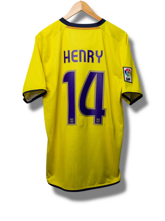 Barcelona 2008/2009 Uit Shirt Henry #14 (L)