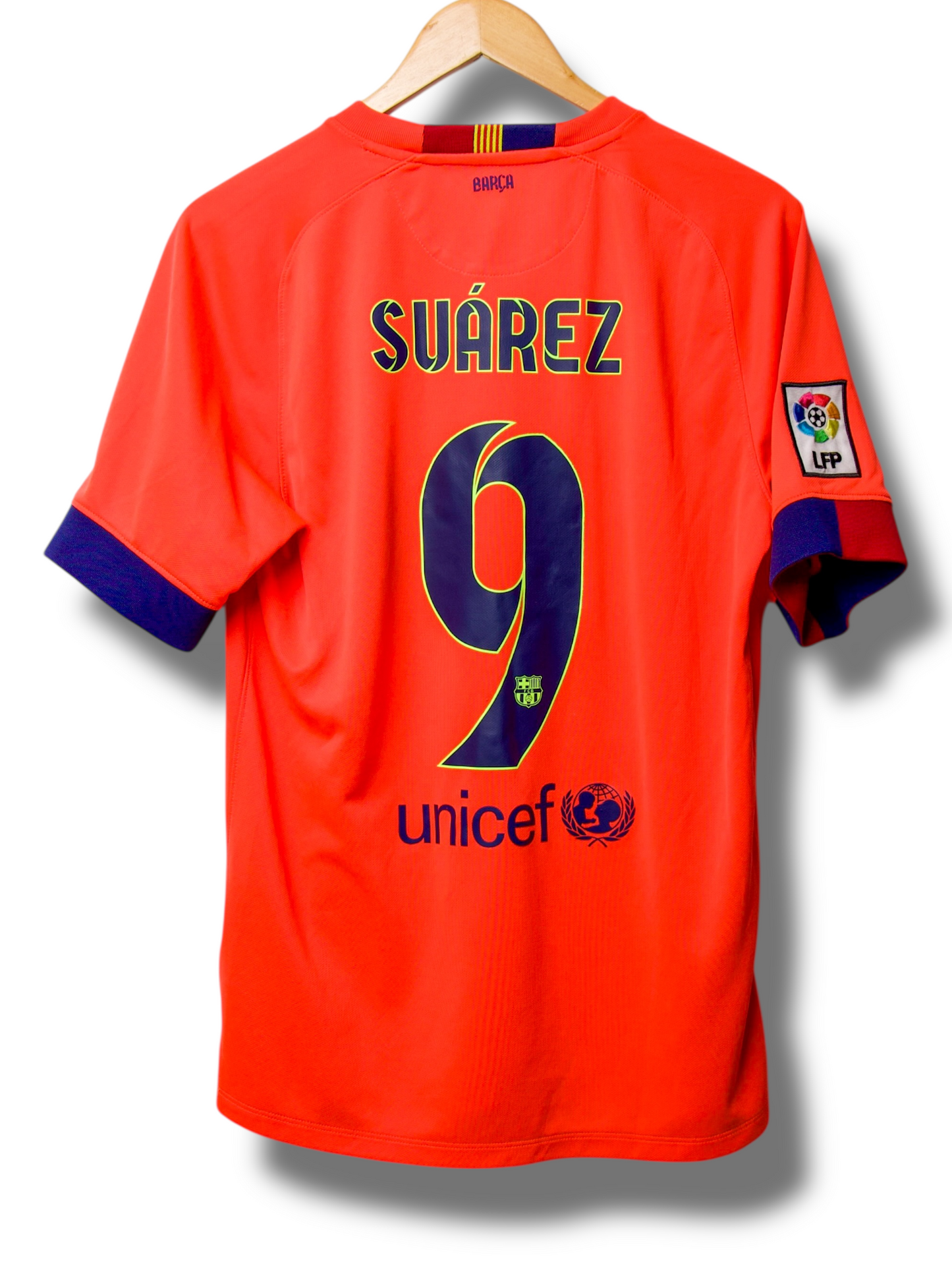 Barcelona 2014/2015 Uit Shirt Suarez #9 (M)