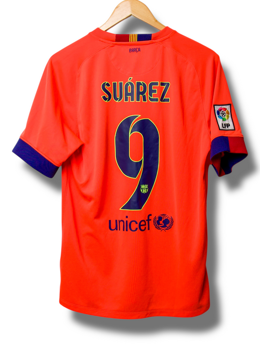 Barcelona 2014/2015 Uit Shirt Suarez #9 (M)