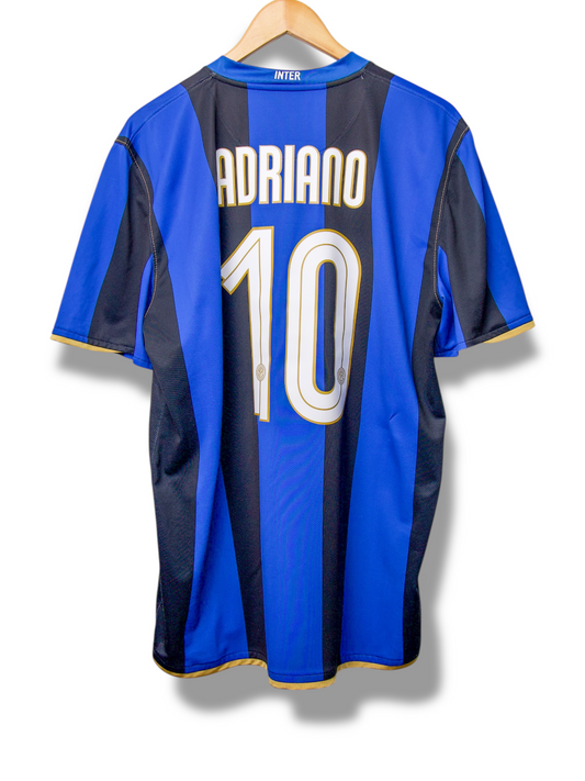 Inter Milan 2008/2009 Thuis Shirt Adriano #10 (M)