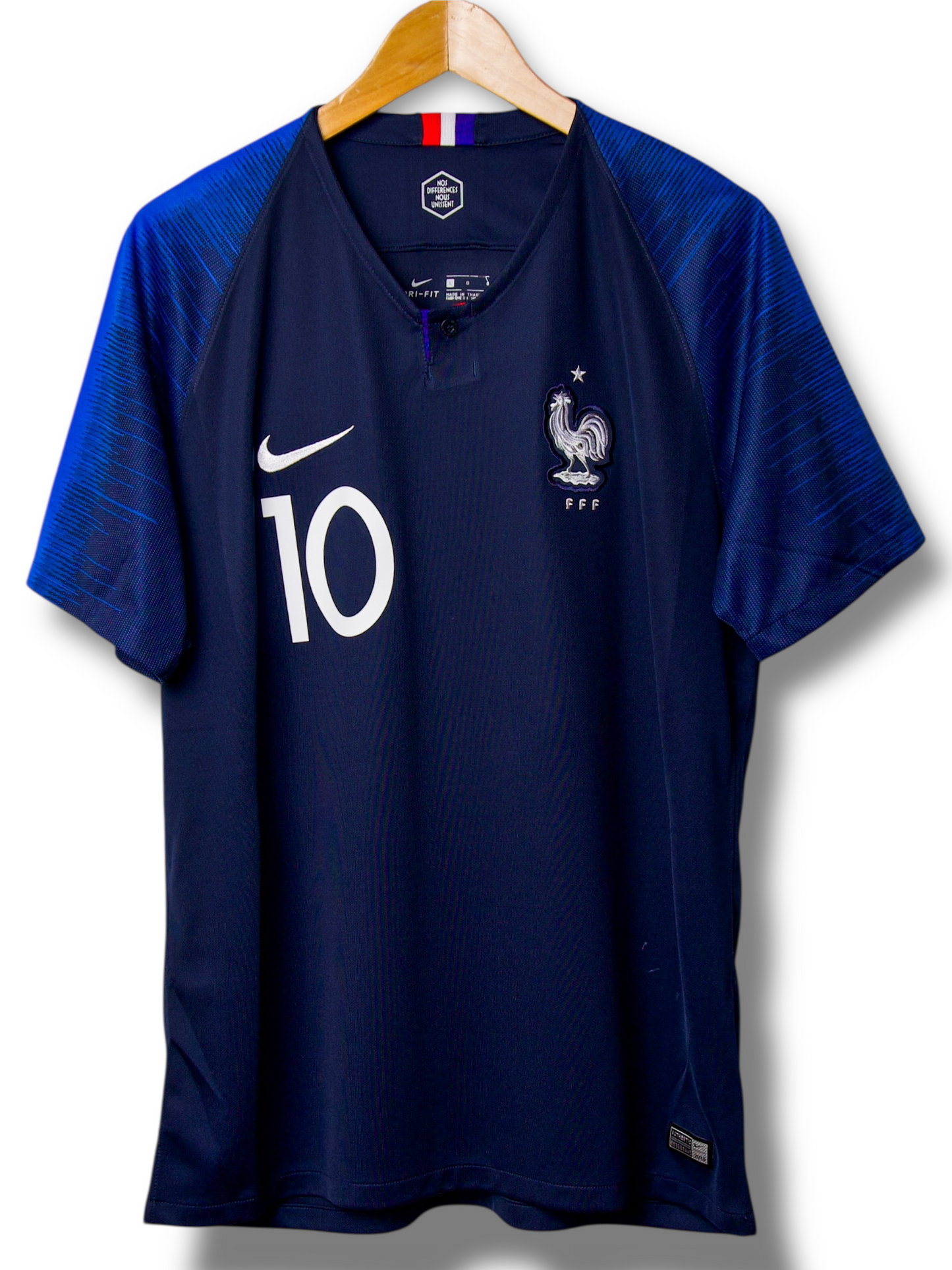 Frankrijk 2018 Thuis Shirt Mbappe #10 (L)