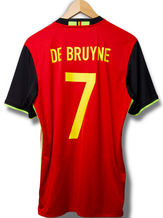 België 2016 Thuis Shirt De Bruyne #7 (L)