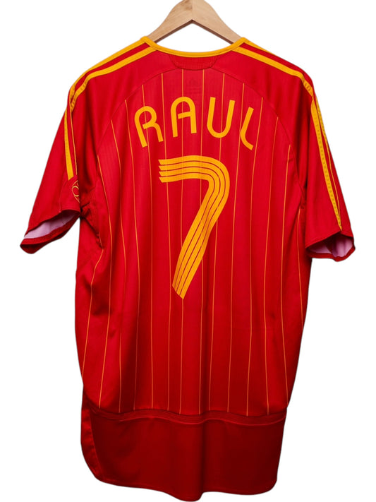 Spanje 2006 Thuis Shirt Raúl #7 (L)
