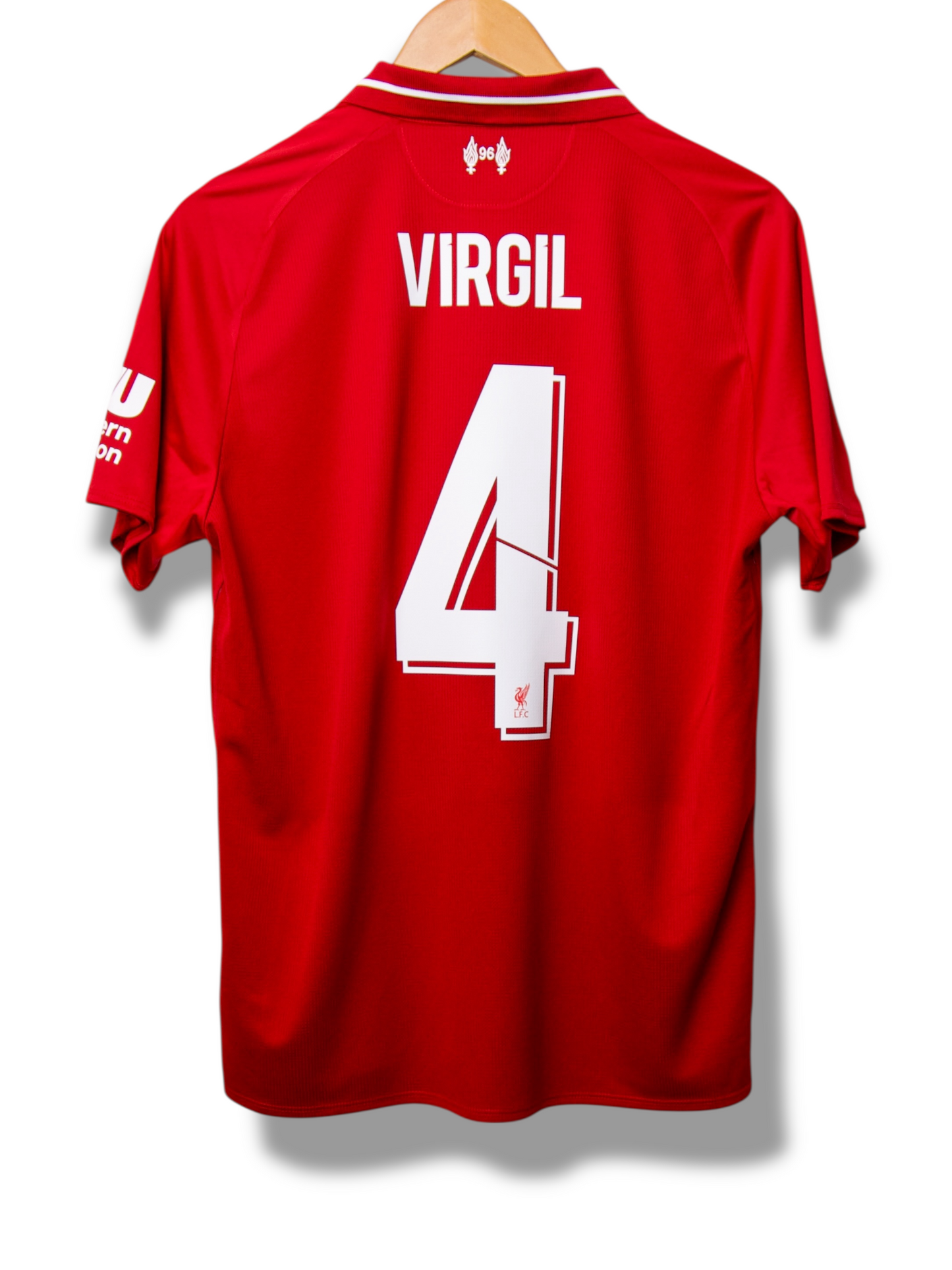 Liverpool 2018/2019 Thuis Shirt Virgil #4 (M)
