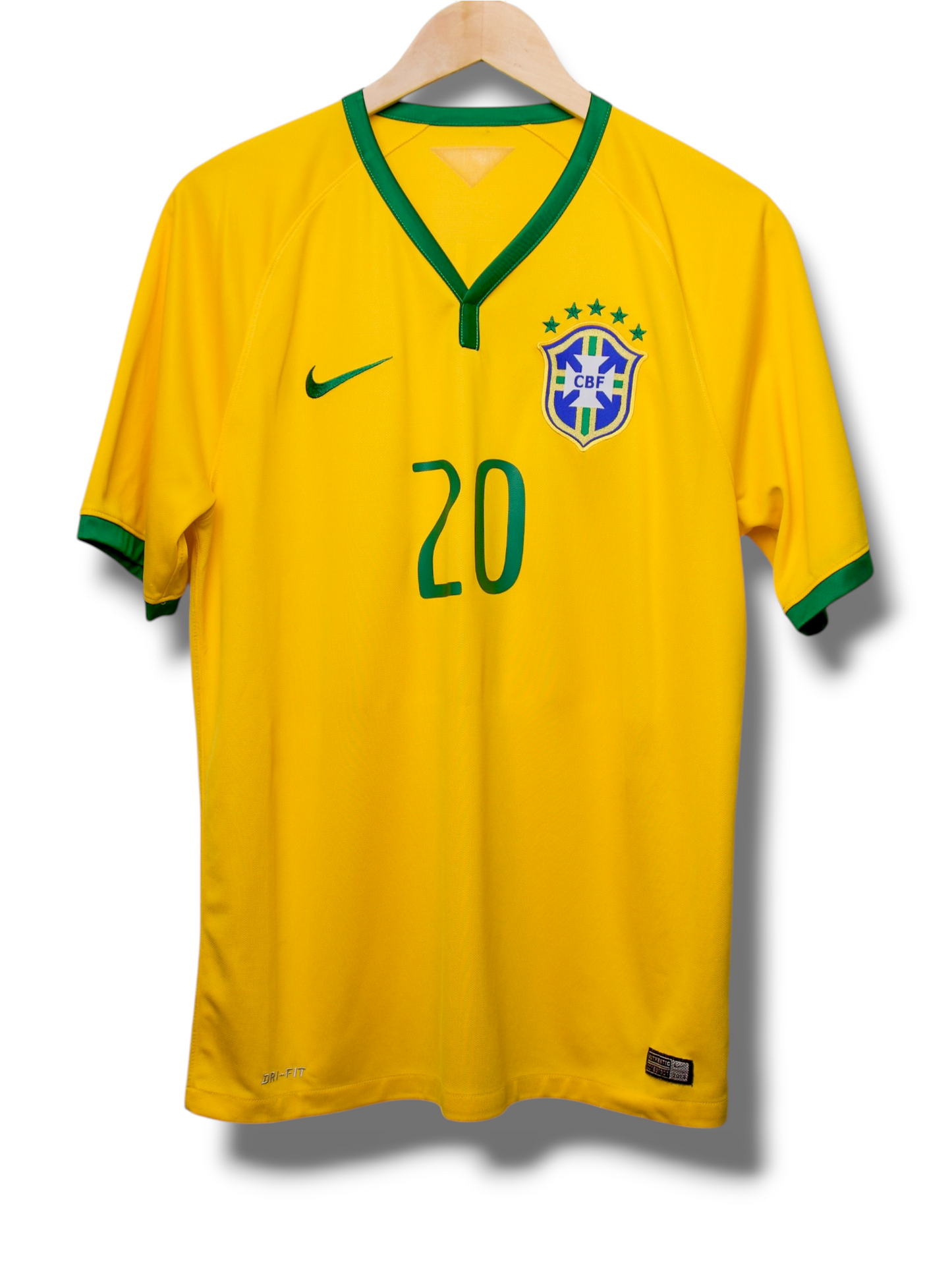 Brazilië 2014 Thuis Shirt Kaká #20 (L)