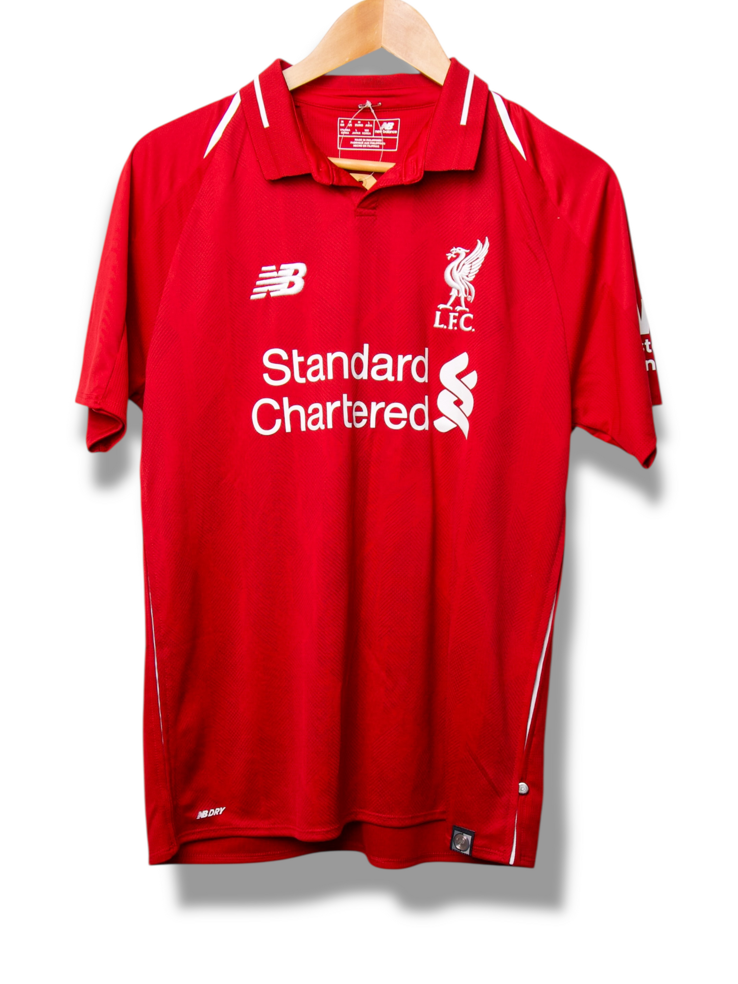 Liverpool 2018/2019 Thuis Shirt Virgil #4 (M)