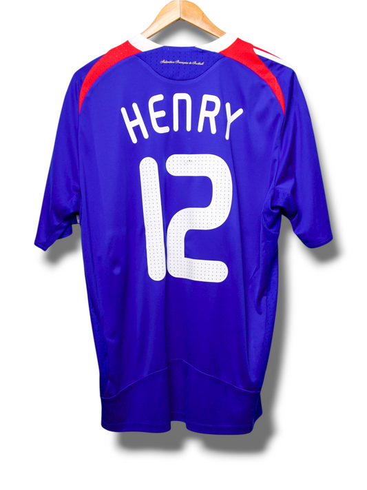 Frankrijk 2008 Thuis Shirt Henry #12 (L)