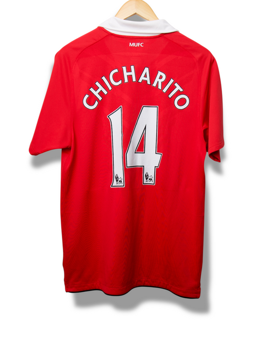 Manchester United 2010/2011 Thuis Shirt Chicharito #14 (M)