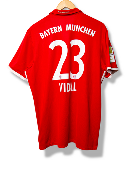 Bayern München 2016/2017 Thuis Shirt Vidal #23 (XL)