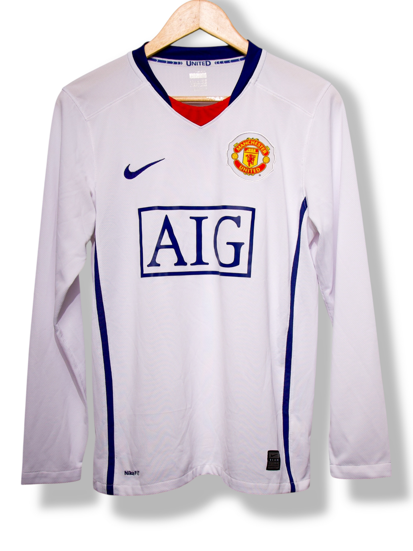 Manchester United 2008/2009 Uit Shirt Ronaldo #7 Longsleeve (S)