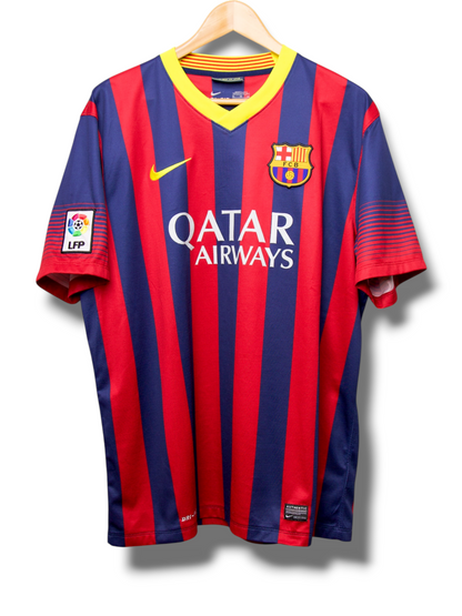 Barcelona 2013/2014 Thuis Shirt Messi #10 (XL)