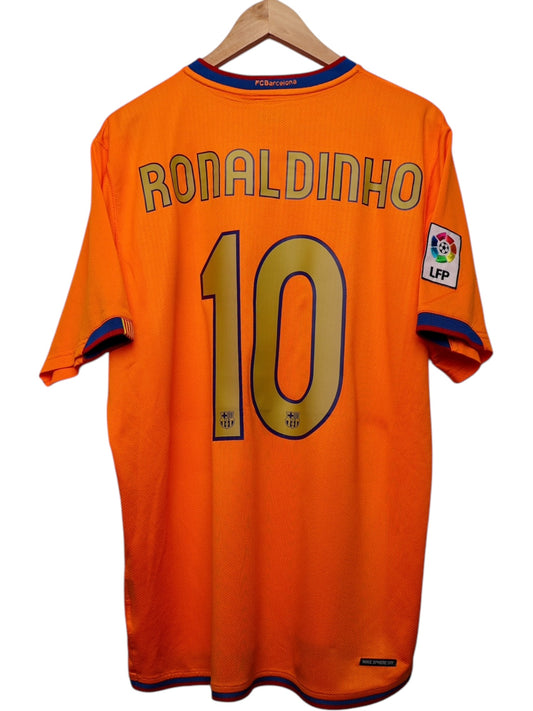 Barcelona 2006/2007 Uit Shirt Ronaldinho #10 (L)