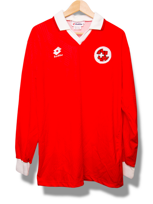 Zwitserland 1992 Thuis Shirt Longsleeve (XL)
