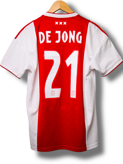 Ajax 2018/2019 Thuis Shirt De Jong #21 (S)