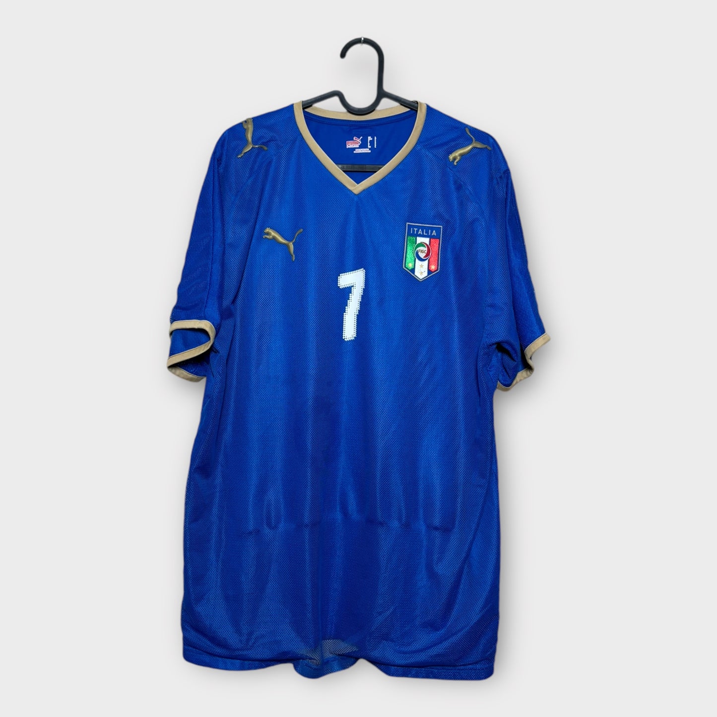 Italy Home Shirt 2007 (L) Del Piero
