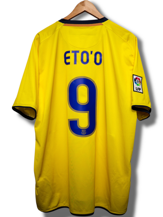 Barcelona 2008/2009 Uit Shirt Eto'o #9 (XL)