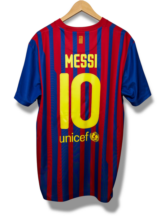 Barcelona 2011/2012 Thuis Shirt Messi #10 (XL)