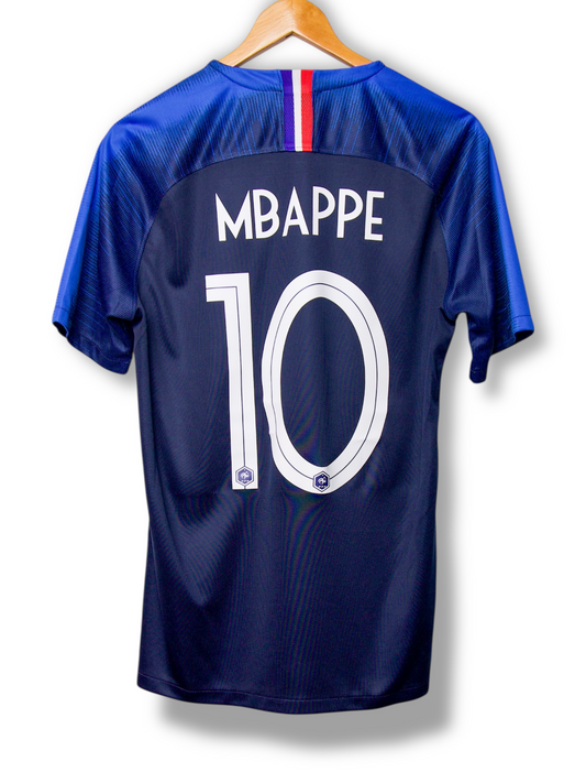 Frankrijk 2018 Thuis Shirt Mbappé #10 (M)