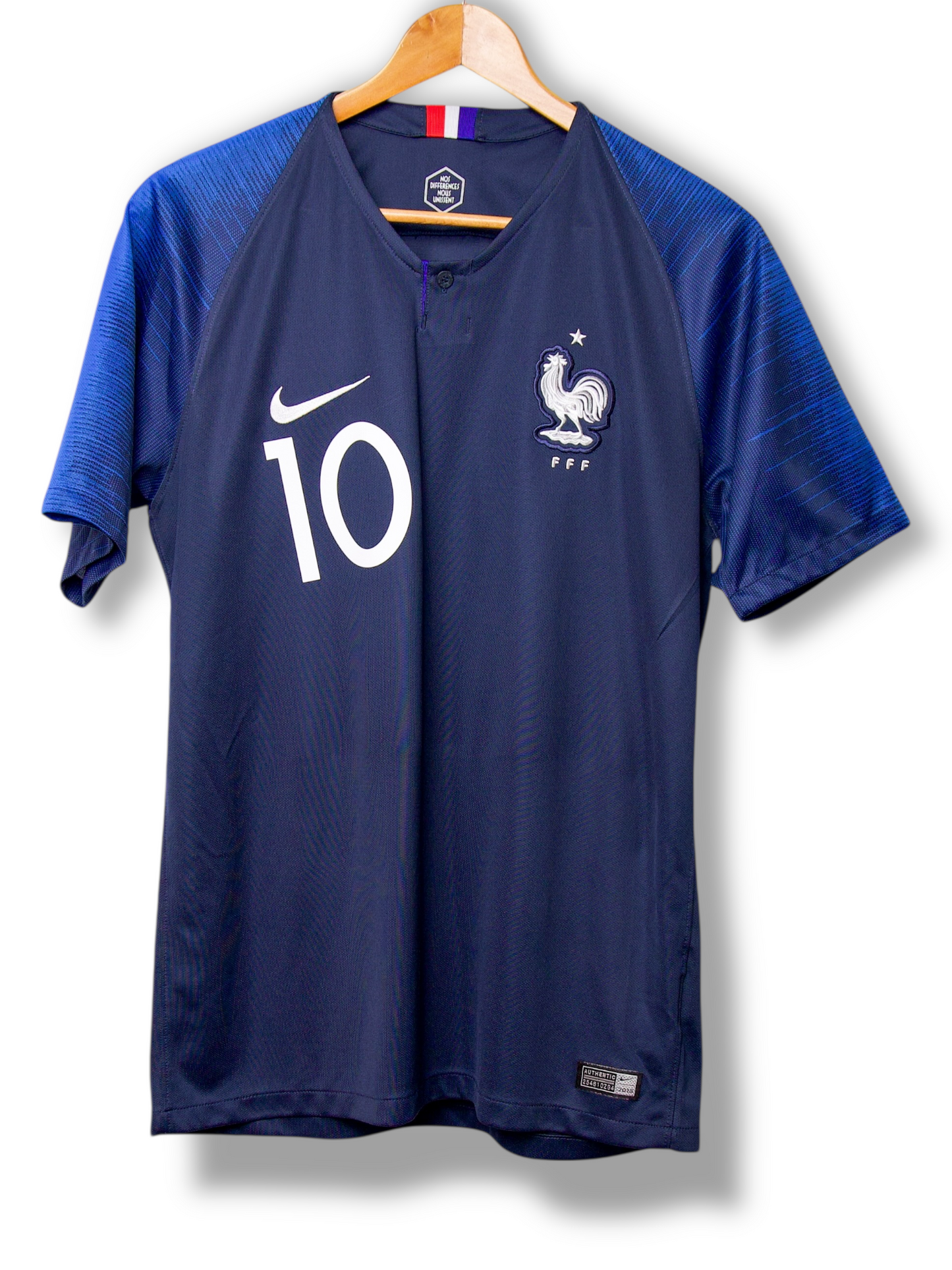 Frankrijk 2018 Thuis Shirt Mbappé #10 (M)