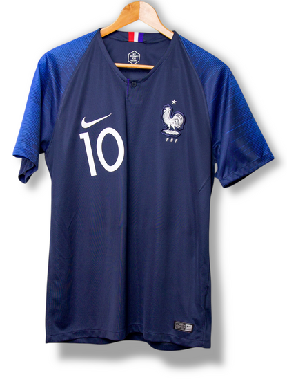 Frankrijk 2018 Thuis Shirt Mbappé #10 (M)