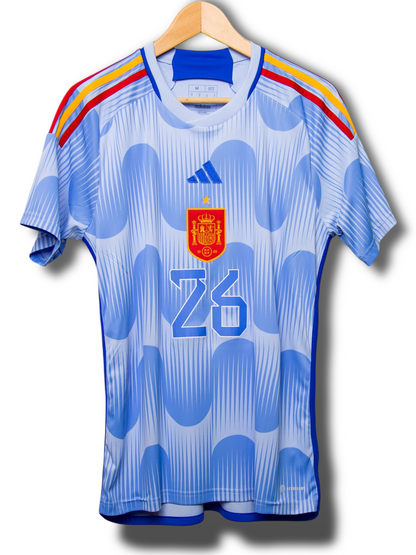 Spanje 2022 Uit Shirt Pedri #26 (M)