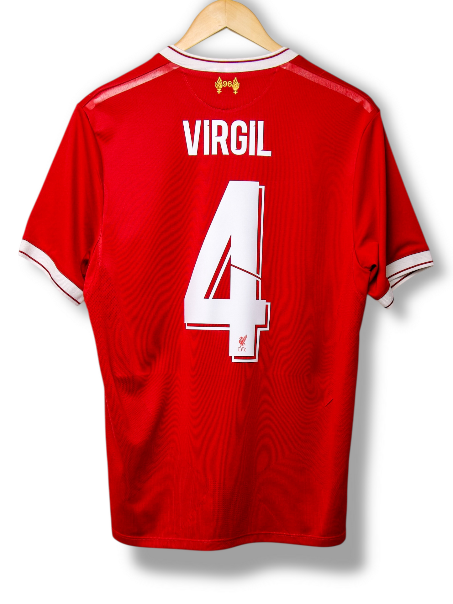 Liverpool 2017/2018 Thuis Shirt Virgil #4 (M)