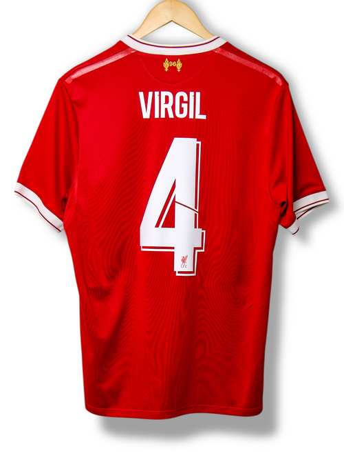 Liverpool 2017/2018 Thuis Shirt Virgil #4 (M)