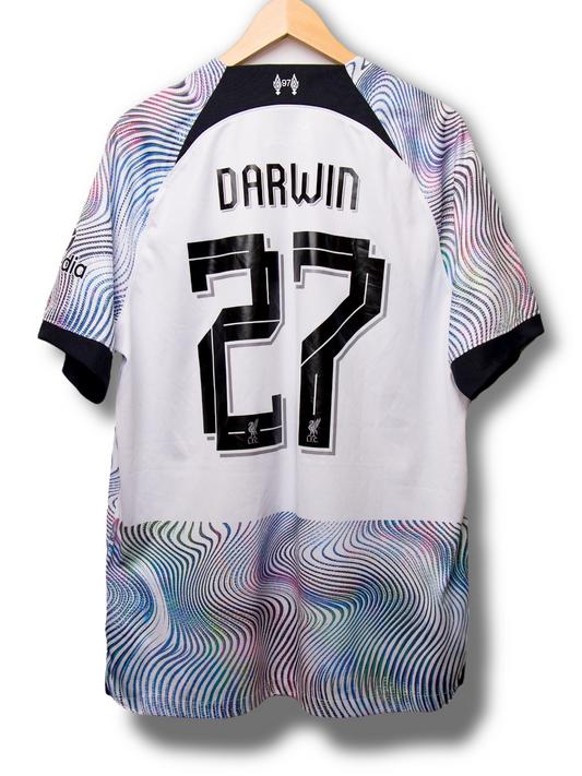 Liverpool 2022/2023 Uit Shirt Darwin #27 (XL)