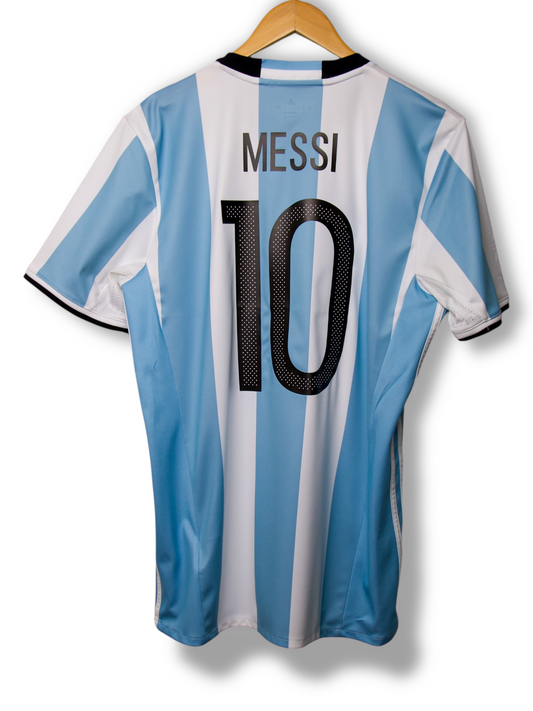 Argentinië 2016 Thuis Shirt Messi #10 (M)