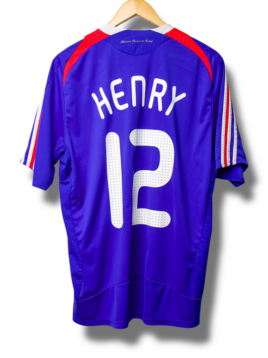 Frankrijk 2008 Thuis Shirt Henry #12 (L)