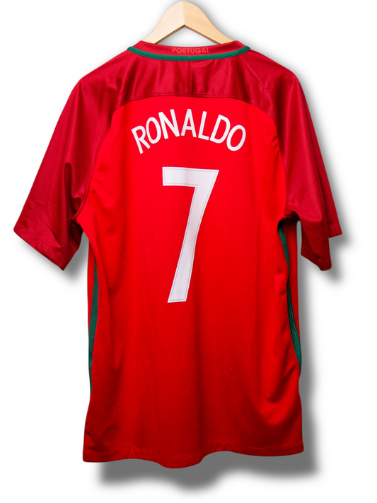 Portugal 2016 Thuis Shirt Ronaldo #7 (XL)