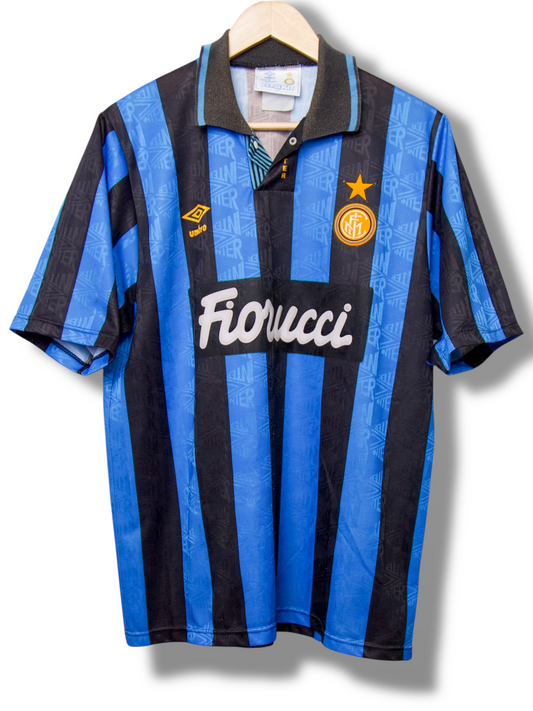 Inter Milan 1992/1993 Thuis Shirt (L)
