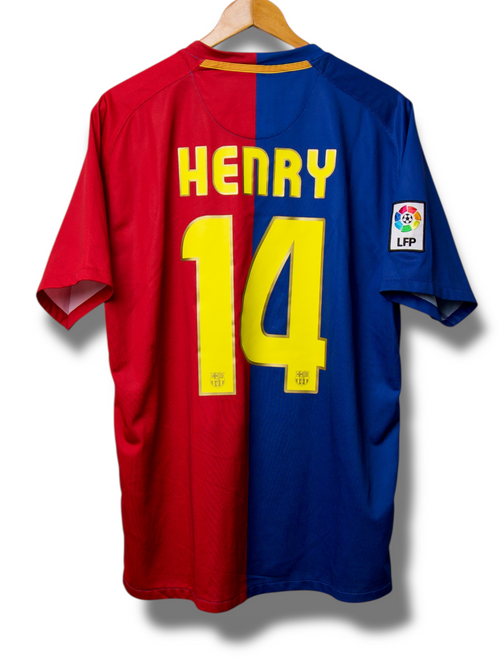 Barcelona 2008/2009 Thuis Shirt Henry #14 (L)