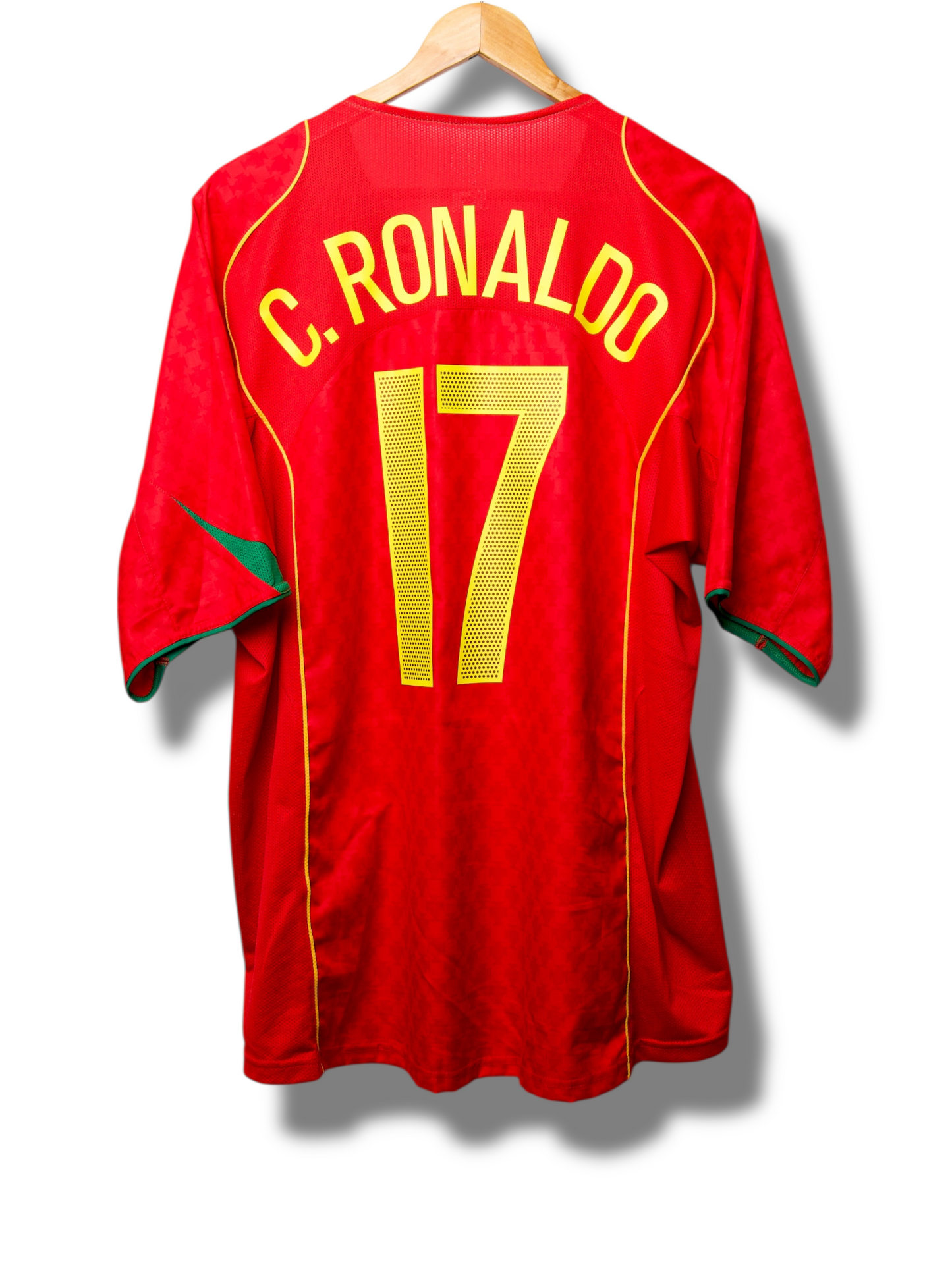Portugal 2004 Thuis Shirt Ronaldo #17 (XL)