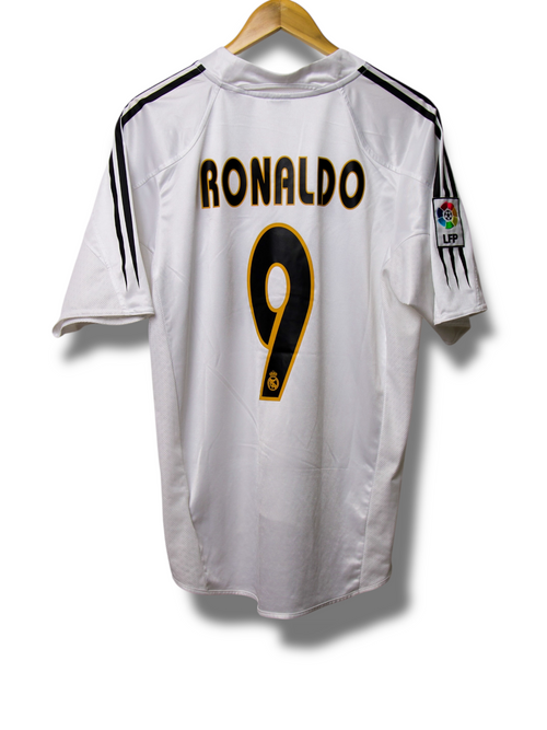 Real Madrid 2004/2005 Thuis Shirt Ronaldo #9 (M)