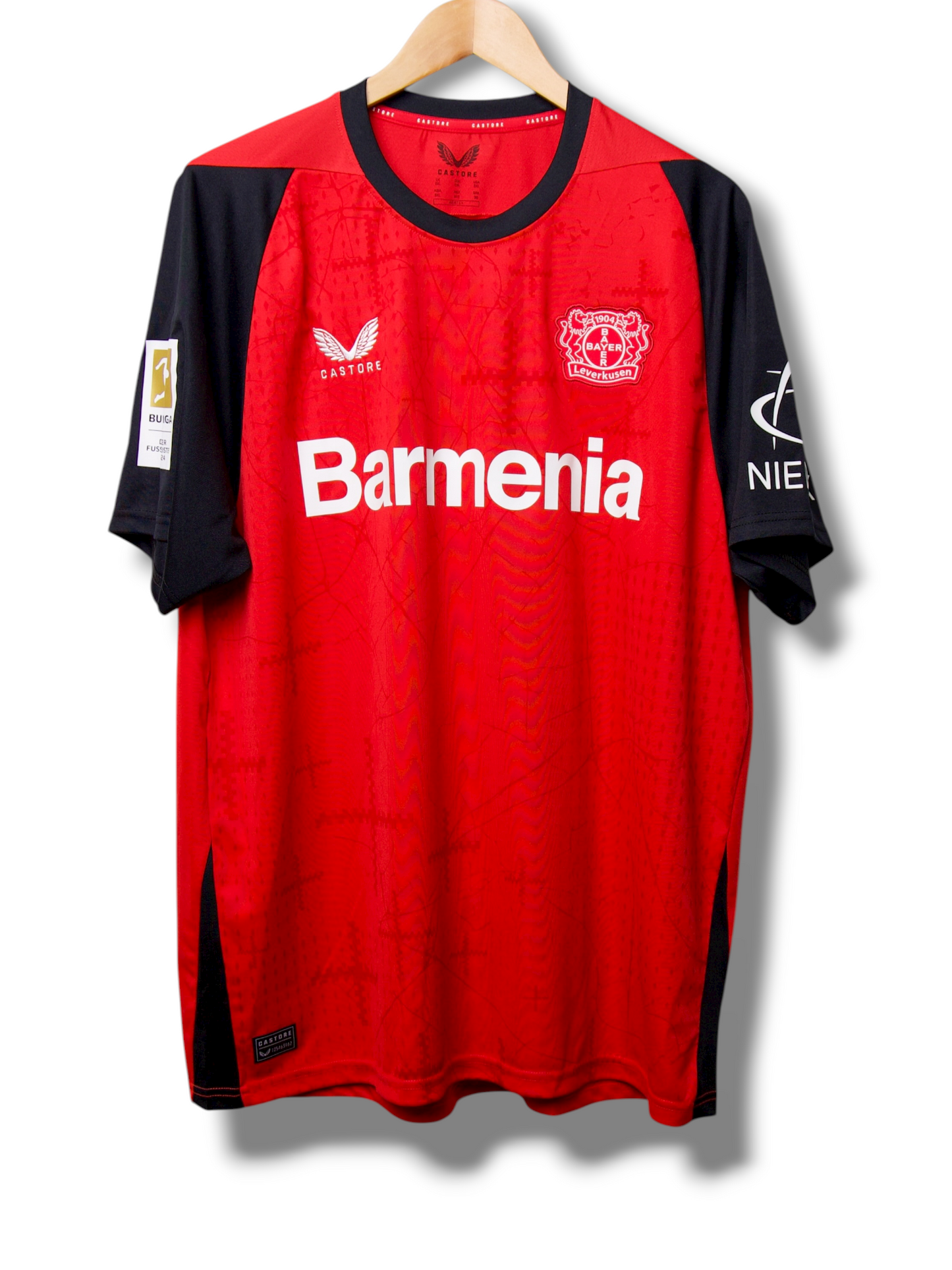 Bayer Leverkusen 2024/2025 Thuis Shirt Wirtz #10 (XXL)