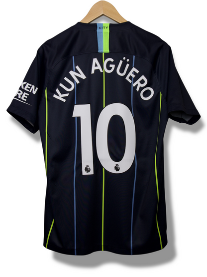 Manchester City 2018/2019 Uit Shirt Agüero #10 (M)